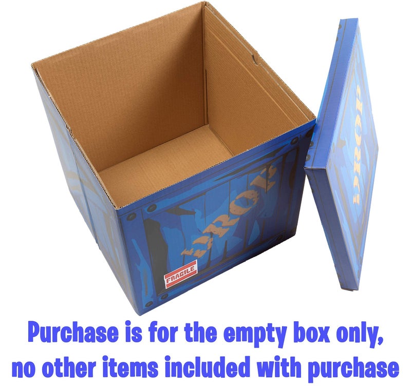 CAMP LINER Loot Drop Box â€“ Large 14â€x14â€x14â€ Cardboard Box | Fun Party Decor & Storage Cube, Easy Assembly - Image 4